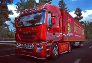 Enzo Ferrari Tribute Skins for Iveco Hi-Way and Own Trailer v1.0 for Euro Truck Simulator 2 (v1.35.x, - 1.37.x)