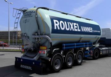 Rouxel Retro Skins for Volvo FH16 2009 and Feldbinder KIP v1.0 for Euro Truck Simulator 2 (v1.37.x, 1.38.x)