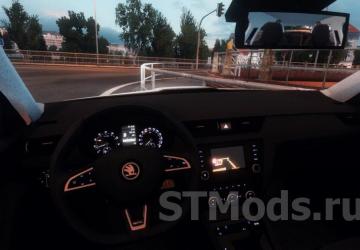 Skoda Octavia 2018 version 1.2.2 for Euro Truck Simulator 2 (v1.46.x, 1.47.x)