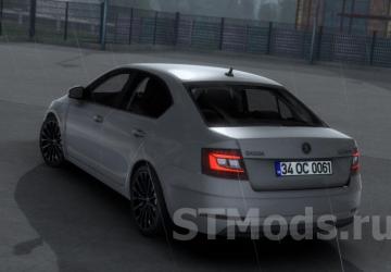 Skoda Octavia 2018 version 1.3 for Euro Truck Simulator 2 (v1.48.x)