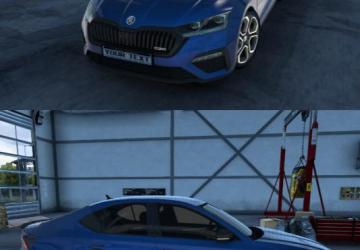 Skoda Octavia 2022 version 1.1 for Euro Truck Simulator 2 (v1.48.x)
