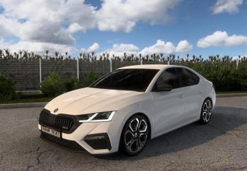 Skoda Octavia 2022 version 1.2 for Euro Truck Simulator 2 (v1.49.x)
