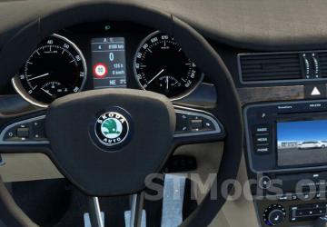 Skoda Superb 2013 version 12.0 for Euro Truck Simulator 2 (v1.54.x)