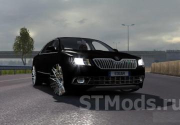 Skoda Superb 2013 version 6.0 for Euro Truck Simulator 2 (v1.47.x)