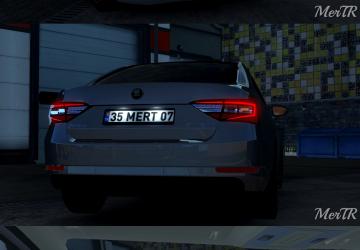 Skoda SuperB 2017 version 4.1 for Euro Truck Simulator 2 (v1.40.x, 1.41.x)