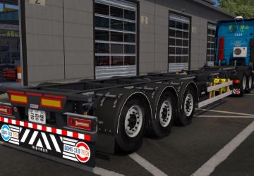 Container Trailer version 1.0 for Euro Truck Simulator 2 (v1.35.x, - 1.38.x)