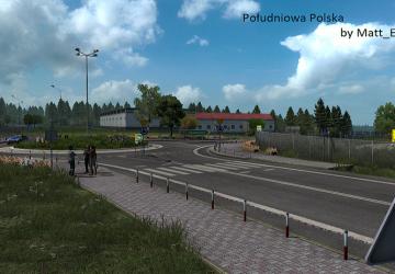 Map Southern Poland version 1.5.1 for Euro Truck Simulator 2 (v1.43.x)