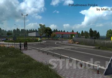 Map Southern Poland version 1.6.2 Fix for Euro Truck Simulator 2 (v1.54.x)