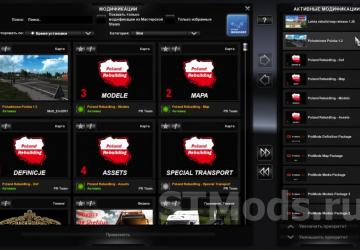 Map Southern Poland version 1.6.2 Fix for Euro Truck Simulator 2 (v1.54.x)