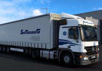 SovTransAvto Mercedes Actros MP2 L Paintjob Combo v1.0 for Euro Truck Simulator 2 (v1.40.x)