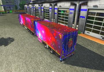 SPACE SKIN for Scania R & Streamline Modifications by RJL v1.0 for Euro Truck Simulator 2 (v1.32.x, - 1.34.x)