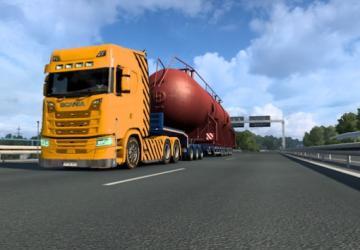 Special Transport Mod - SCS Convoy version 1.0 for Euro Truck Simulator 2 (v1.41.x, 1.42.x)