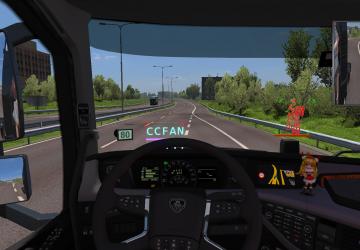 Speed Limit Indicator version 03.06.19 for Euro Truck Simulator 2 (v1.34.x, 1.35.x)