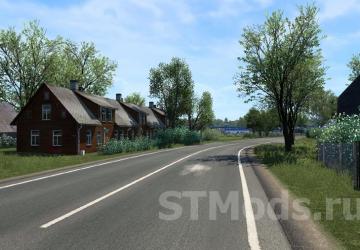 Spring Weather version 5.2 for Euro Truck Simulator 2 (v1.48.x)