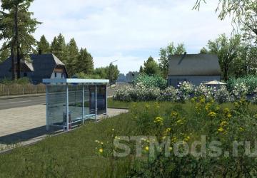 Spring Weather version 6.0 for Euro Truck Simulator 2 (v1.54.x)