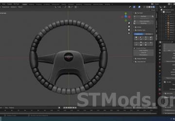 Standard Steering Wheel for Freightliner Century & Columbia C 120 v1.2 for Euro Truck Simulator 2 (v1.49.x.)