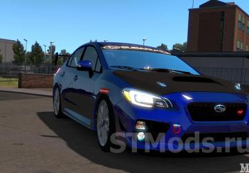 Subaru Impreza WRX STI 2017 version 1.3.2 for Euro Truck Simulator 2 (v1.48.x)