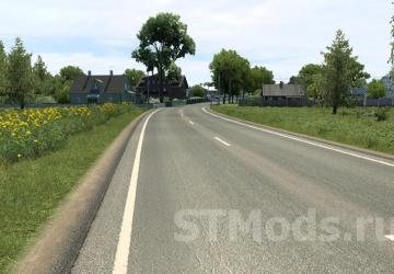 Summer Environment version 6.2 for Euro Truck Simulator 2 (v1.55.x)