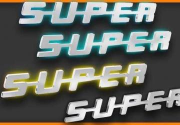 Super interior LED Logo Addon version 1.0 for Euro Truck Simulator 2 (v1.48.x)
