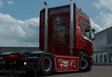 Super Silver Star Skin for Scania RJL version 1.0 for Euro Truck Simulator 2 (v1.35.x, 1.36.x)