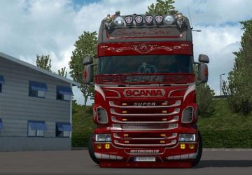Super Silver Star Skin for Scania RJL version 1.0 for Euro Truck Simulator 2 (v1.35.x, 1.36.x)