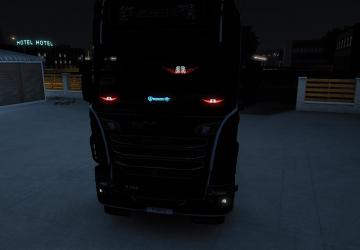 LED Signs for Scania version 1.1 for Euro Truck Simulator 2 (v1.43.x)