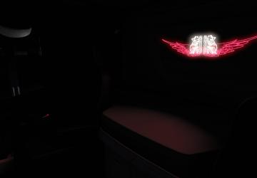 LED Signs for Scania version 1.1 for Euro Truck Simulator 2 (v1.43.x)