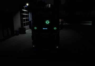 LED Signs for Scania version 1.1 for Euro Truck Simulator 2 (v1.43.x)