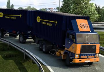 Swap Body Addon For Volvo F88 version 1.0 for Euro Truck Simulator 2 (v1.44.x, 1.45.x)
