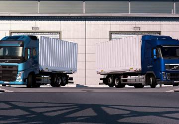 Swap Body addon for Volvo FH16 2012 version 1.0 for Euro Truck Simulator 2 (v1.44.x)