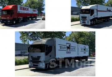 Swap Body Carrier Chassis for Iveco version 1.3 for Euro Truck Simulator 2 (v1.44.x)