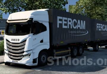 Swap Body Carrier Chassis for Iveco version 1.5 for Euro Truck Simulator 2 (v1.46.x)