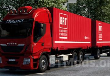 Swap Body Carrier Chassis for Iveco version 1.5 for Euro Truck Simulator 2 (v1.46.x)