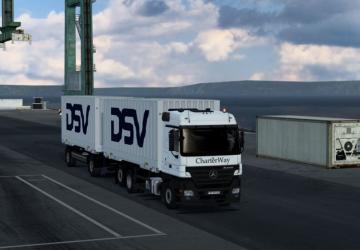Swap Body Carrier Chassis for Mercedes MP1/MP2 v1.0 for Euro Truck Simulator 2 (v1.43.x)