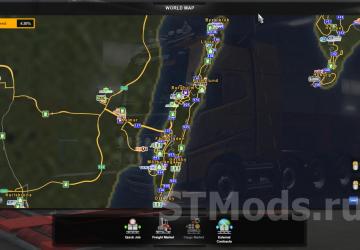 Swedish Islands Map Addon version 1.13 for Euro Truck Simulator 2 (v1.54.x)