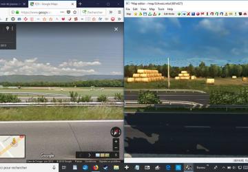 Switzerland 1:1 Map version 1.0 beta for Euro Truck Simulator 2 (v1.35.x, 1.36.x)