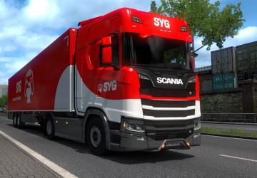 SYG Paintjob Pack version 1.0 for Euro Truck Simulator 2 (v1.35.x)