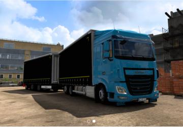 Tandem Krone addon for DAF XF Euro 6 by Schumi v1.2 for Euro Truck Simulator 2 (v1.43.x)