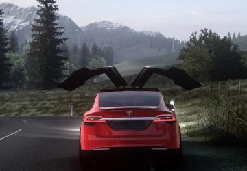 Tesla Model X version 1.0 for Euro Truck Simulator 2 (v1.44.x)
