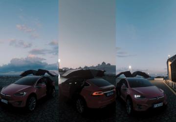 Tesla Model X version 2.0 for Euro Truck Simulator 2 (v1.47.x)