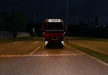 Tinted Headlights and Orange Foglight for Renault T v1.1 for Euro Truck Simulator 2 (v1.35.x)