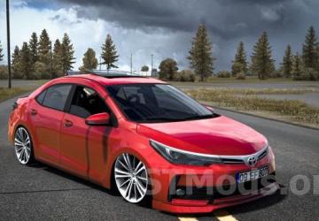 Toyota Corolla 2018 version 1.5 for Euro Truck Simulator 2 (v1.48.x)