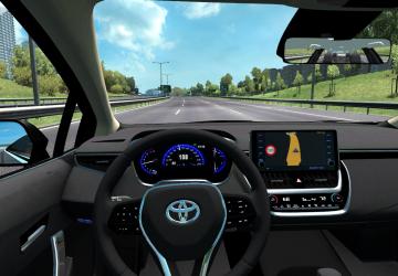 Toyota Corolla 2020 version 1.6.1 for Euro Truck Simulator 2 (v1.42.x, 1.43.x)