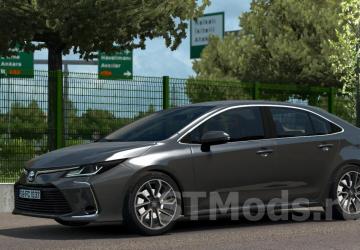 Toyota Corolla 2020 version 1.9 for Euro Truck Simulator 2 (v1.48.x)