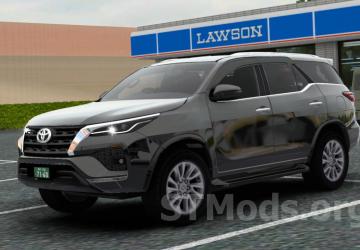 Toyota Fortuner AN160 version 1.1 for Euro Truck Simulator 2 (v1.48.x)