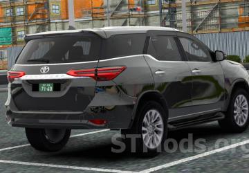 Toyota Fortuner AN160 version 1.7 for Euro Truck Simulator 2 (v1.54.x)