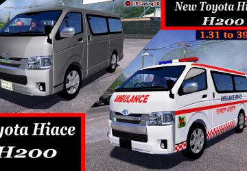 Toyota Hiace version 1.0 for Euro Truck Simulator 2 (v1.37.x, - 1.39.x)