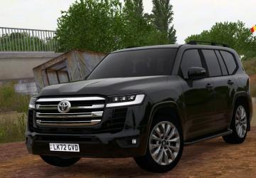 Toyota Land Cruiser 300 2022 version 1.0 for Euro Truck Simulator 2 (v1.49.x)