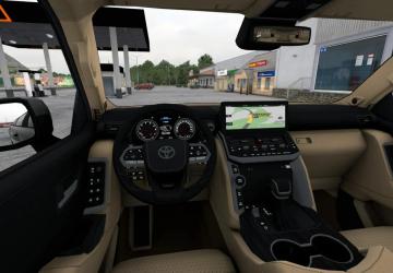 Toyota Land Cruiser 300 2022 version 1.0 for Euro Truck Simulator 2 (v1.49.x)