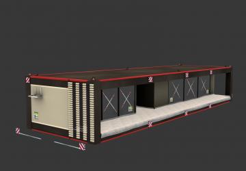 Trailer Container House version 1.0 for Euro Truck Simulator 2 (v1.30.x)